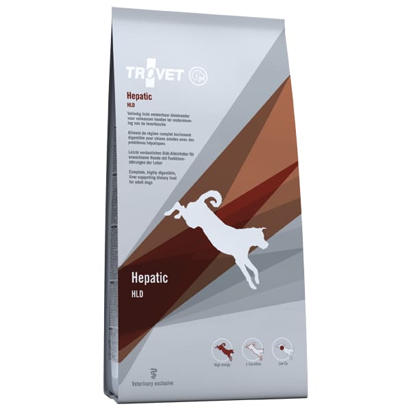 Trovet Hepatic HLD veterinārā suņu barība aknām 12.5 kg